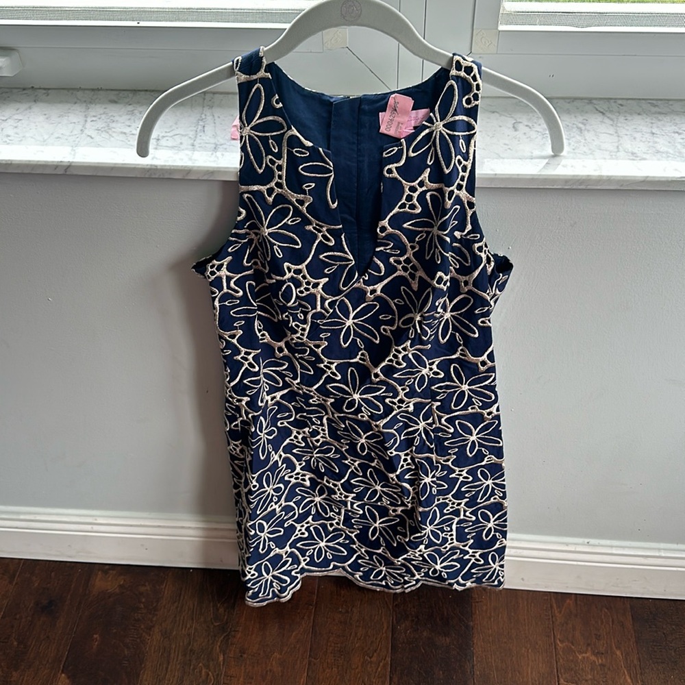 Lilly Pulitzer size 2 navy dress